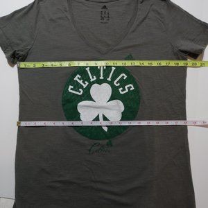 Adidas Celtics women's v-neck t-shirt, XL